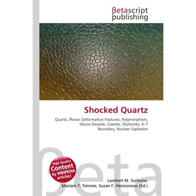 Shocked Quartz, Fachbücher