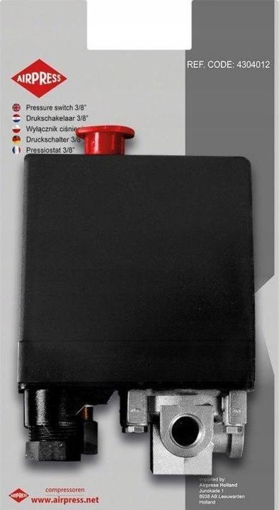 Airpress 400V-Druckschalter im Blister (4304012) (6 Bar)