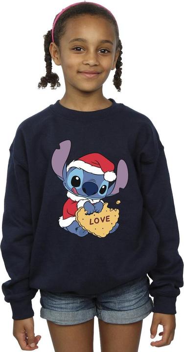 Immagine prodotto Disney Lilo And Stitch Christmas Love Biscuit Felpa Ragazze (140, 146)