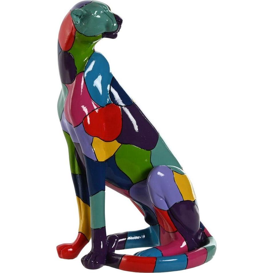 Esprit, Statuette e sculture decorative, Decorative Figure Home Multicolour Panther 25 x 18 x 41 cm