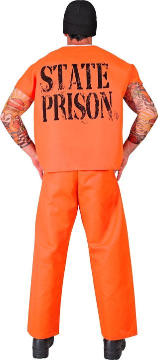 Immagine prodotto Widmann HÄFTLING (maglietta, pantaloni, berretto con baffi), XL (XL)