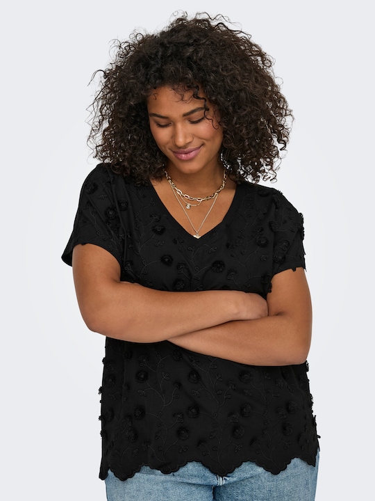 Image du produit Only Coupe normale Top col V Curve Top (S)