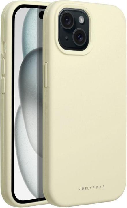 Immagine prodotto Roar Back panel cover case CLOUD SKIN for IPHONE 15 Light Yellow (Apple iPhone 15)