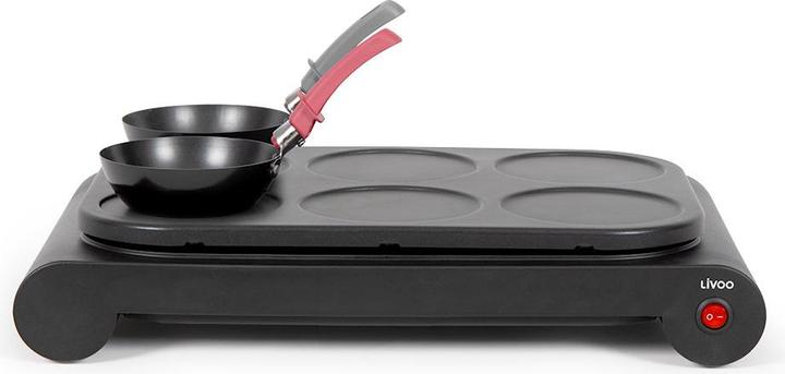 Produktbild Livoo Set Mini-Wok, Crêpe-Eisen und Grill