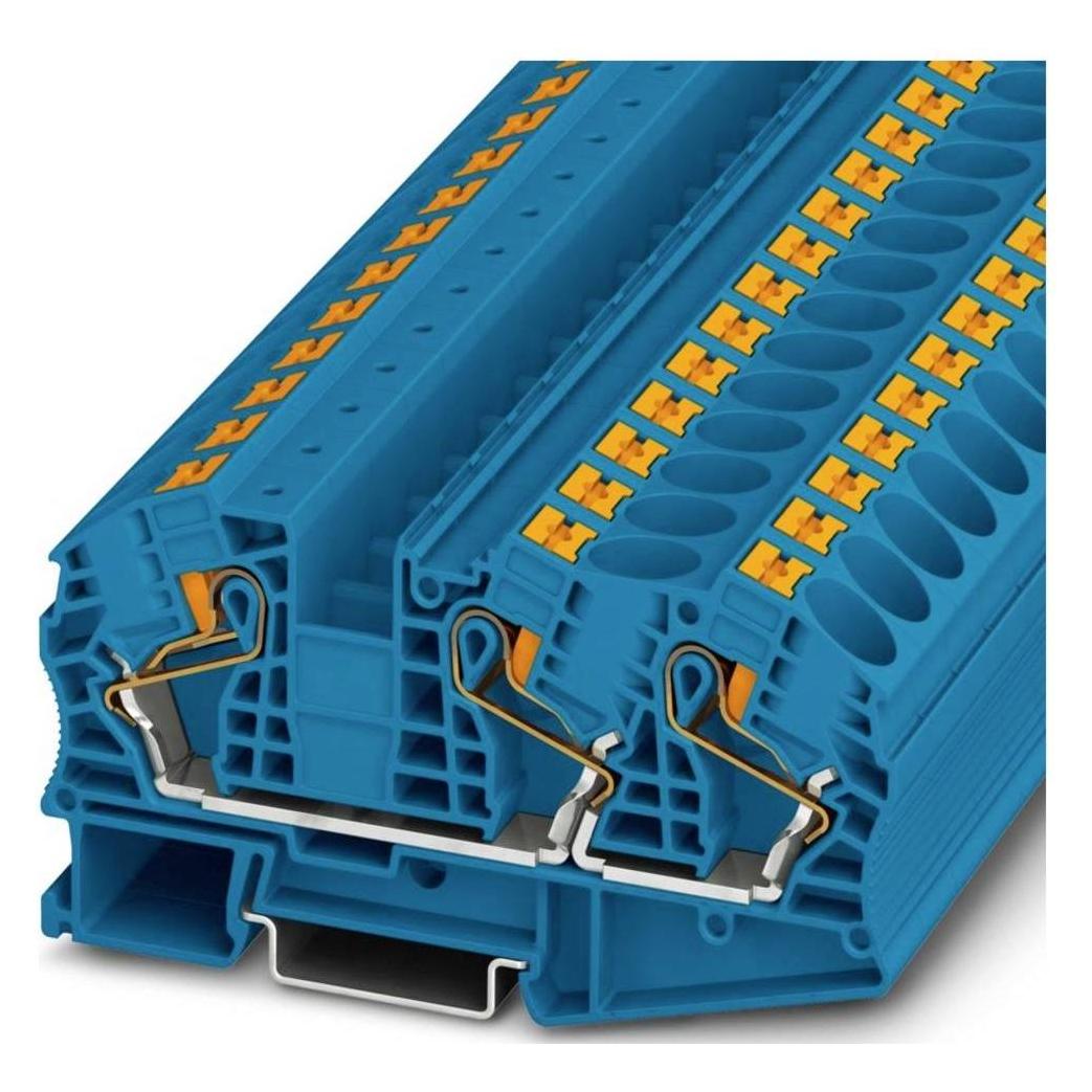 Phoenix Contact Via terminal (Huisvesting), Elektronica benodigdheden + Behuizing, Blauw