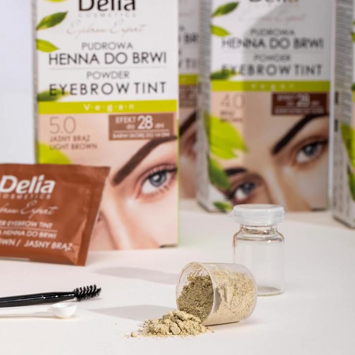Image du produit Delia Cosmetics Delia - Henna for eyebrows powder 4.0 Bronze 4g (4.0 Marron)
