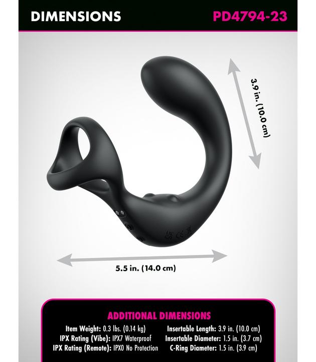 Actual product image Pipedream Ass-Gasm Taint-Alizer