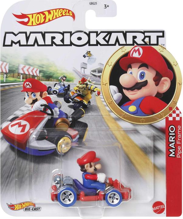 Immagine prodotto Hot Wheels Mario Kart - Il cast - Mario /Giocattoli