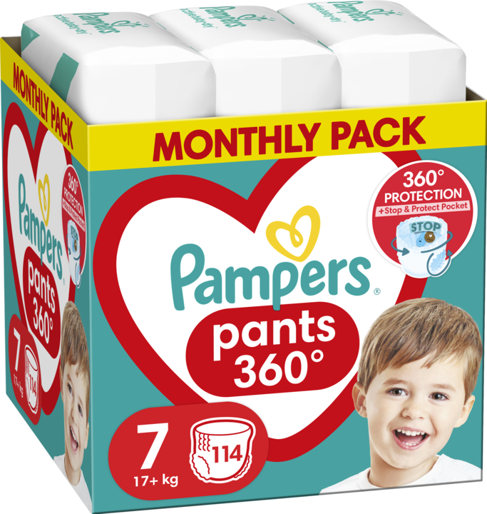 Produktbild Pampers Pants (Gr. 7, 114 Stück)