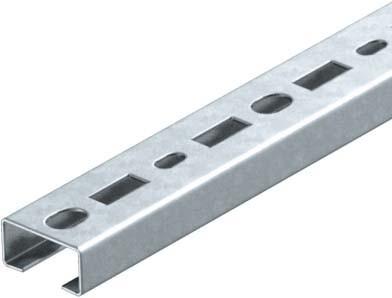 Produktbild OBO Bettermann Profilschiene CMS3518P0800FS 800x35x18 gelocht