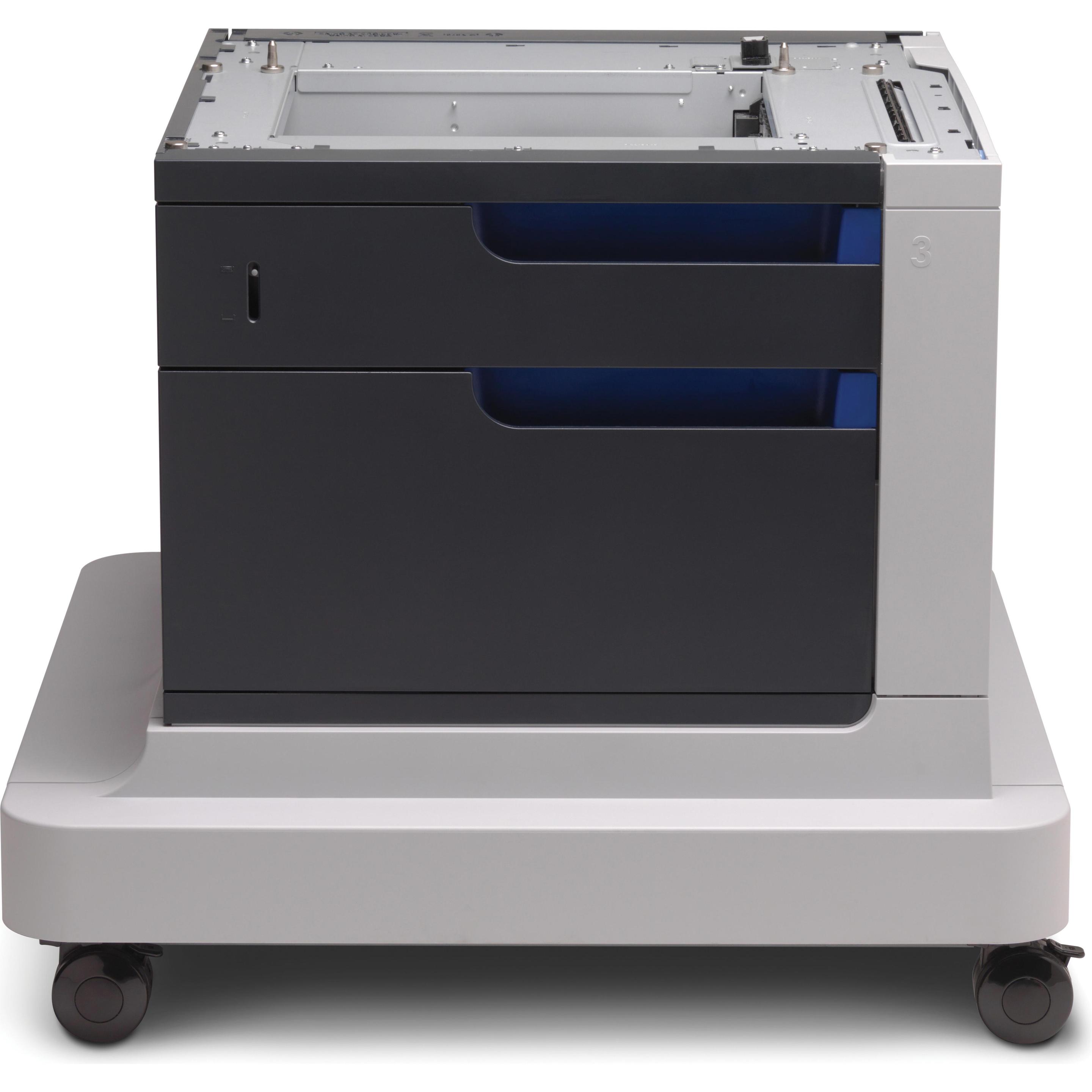 HP CC422A Papierschacht für 500 Blatt inklusive Unterstand, Drucker Zubehör