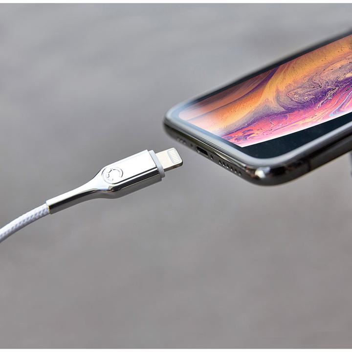 Productafbeelding Cygnett Gepantserde Lightning naar USB-A kabel 2M -Wh (2 m, USB 3.0, 12 W)