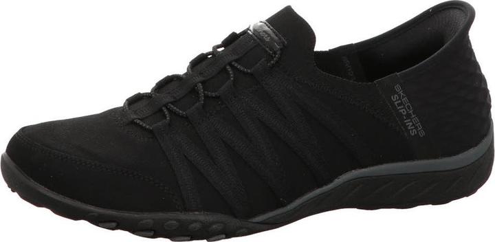 Immagine prodotto Skechers 100593/BBK Breathe-Easy-Roll-With-Me Ladies Sneaker Slipper VEGAN nero (40)