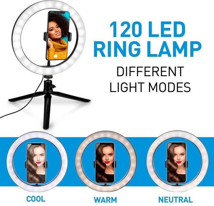 Produktbild Grundig Selfie-Lichtring 120 LED, 25cm
