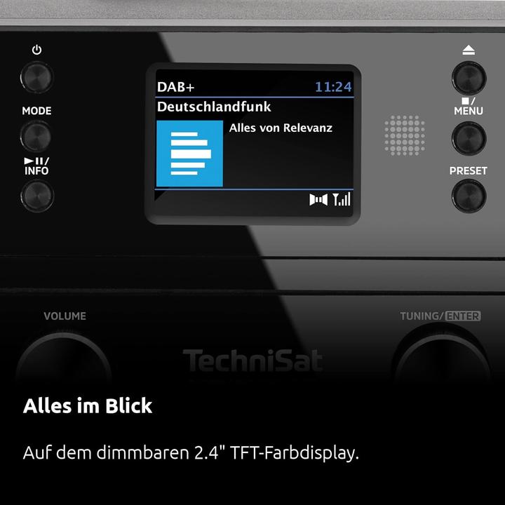 Actual product image TechniSat DAB+ Radio DigitRadio 370 CD BT (DAB+, FM, Bluetooth)
