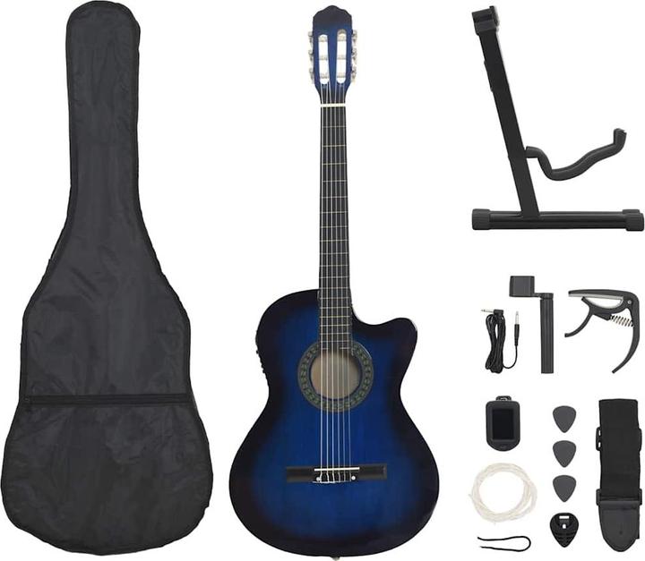 Immagine prodotto VidaXL Hatice (Set di chitarra classica, Plastica rigida, Legno di tiglio)