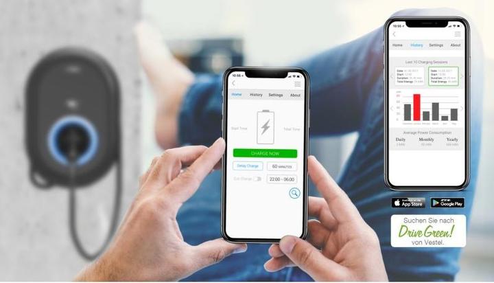 Produktbild Vestel EVC04 Home Smart (Typ 3, 22 kW, 32 A, Fest verdrahtet)