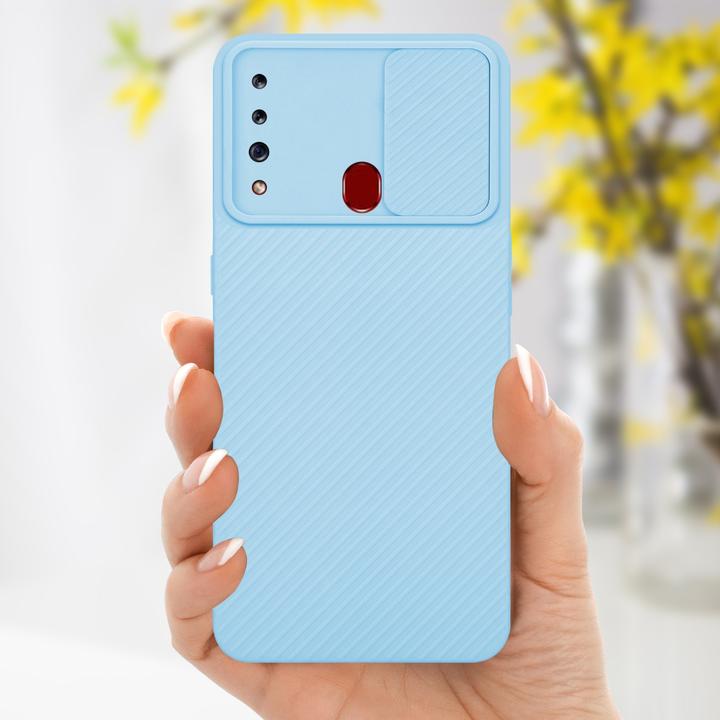 Produktbild Cadorabo Hülle für Samsung Galaxy A20s im TPU mit Kameraschutz LM009 Style (Samsung Galaxy A20s)