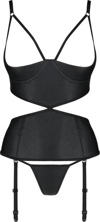 Produktbild Passion Jannies Open Cups Korsett Schwarz (S, M)