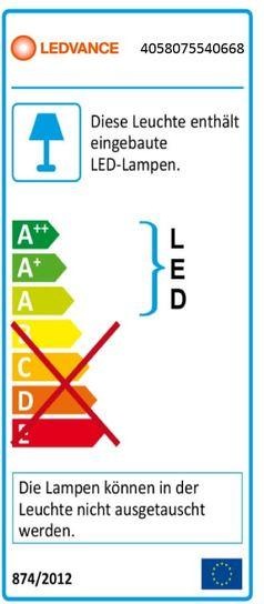 Label énergétique Ledvance Led Spot (600 lm, G9)