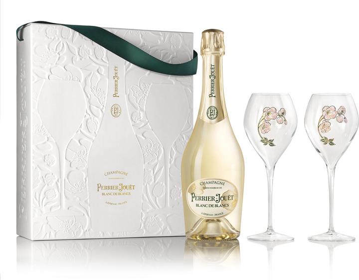 Produktbild Perrier-Jouët Blanc de Blancs Brut inkl. 2 Gläser (6 x 150 cl)