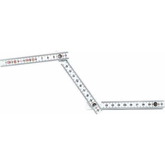 Stanley, Längenmesswerkzeug, 352290 Kunststoff-Gliedermassstab 2m