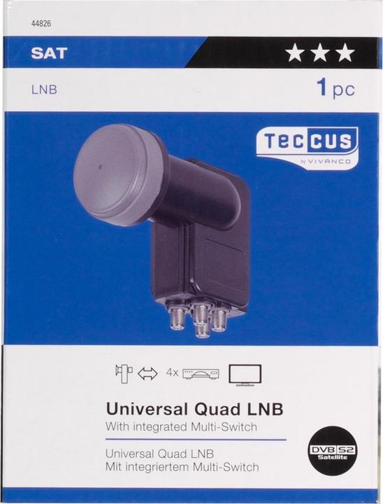 Immagine prodotto Teccus SAT Universal Quad LNB (Quad LNB)