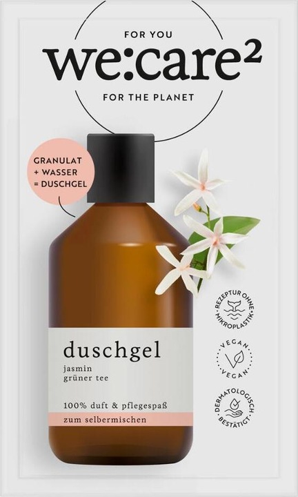 we:care2 Duschgel-Granulat, Jasmin-Grüner Tee