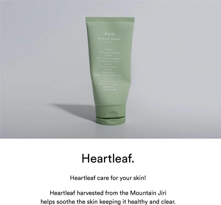 Image du produit NoName Acne Foam Cleanser Heartleaf Foam 5.07 fl oz 150 ml Hydratant Doux Acide Nettoyant Quotidien pour (Mousse nettoyante, 150 ml)