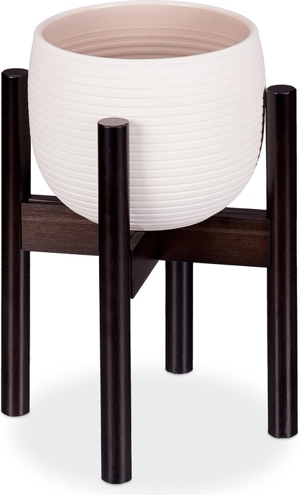Image du produit Relaxdays Support pour fleurs en bambou, réglage individuel