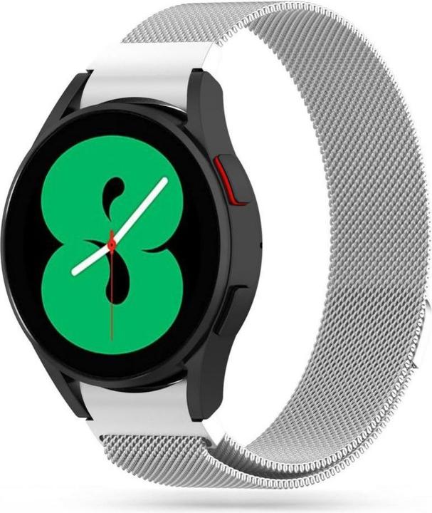 Produktbild Tech Samsung Galaxy Watch 4 Armband, Silberfarbe, 40/42/44/46 mm (40 mm, 42 mm, 44 mm, 46 mm, Edelstahl)