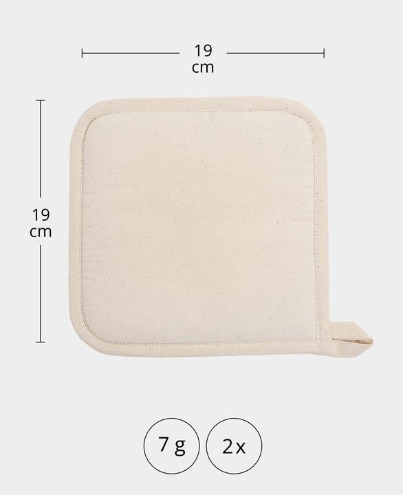 Image du produit I Am Creative Maniques, 100% coton, naturel, 2 pcs.