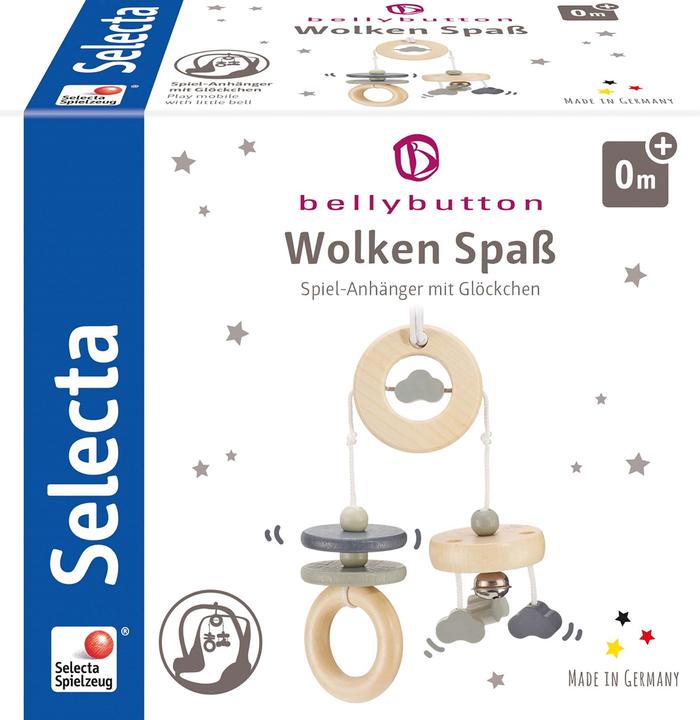 Actual product image Selecta Spielzeug Pendant clouds fun