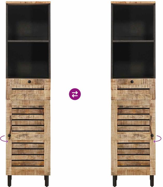 Produktbild vidaXL Badezimmerschrank (33.50 x 38 x 160 cm)