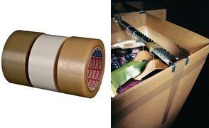 Produktbild tesa tesapack ULTRA STRONG Paketklebeband - PVC Packband für festes Verpacken und sicheres Bündeln (50 mm)