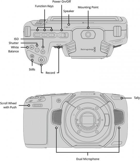 Image du produit Blackmagic Pocket Cinema (8 Mpx, 60p)