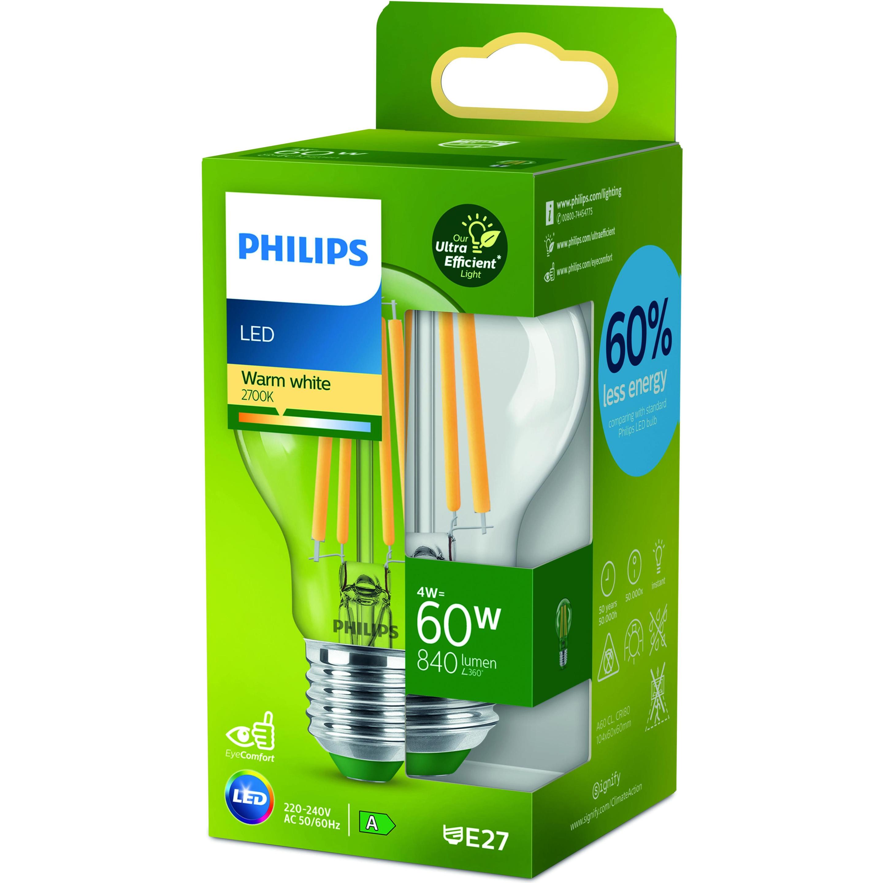 Thumbnail - Philips, Leuchtmittel, LED Classic (E27, 4 W, 840 lm, 1 x, A)