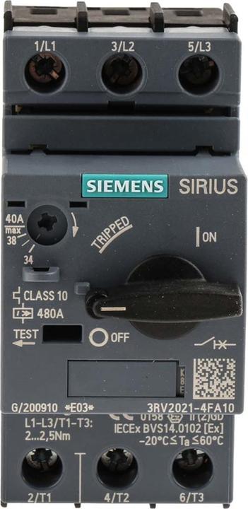 Produktbild Siemens CIRCUIT-BREAKER SZ S0,N RELEASE,34-40A