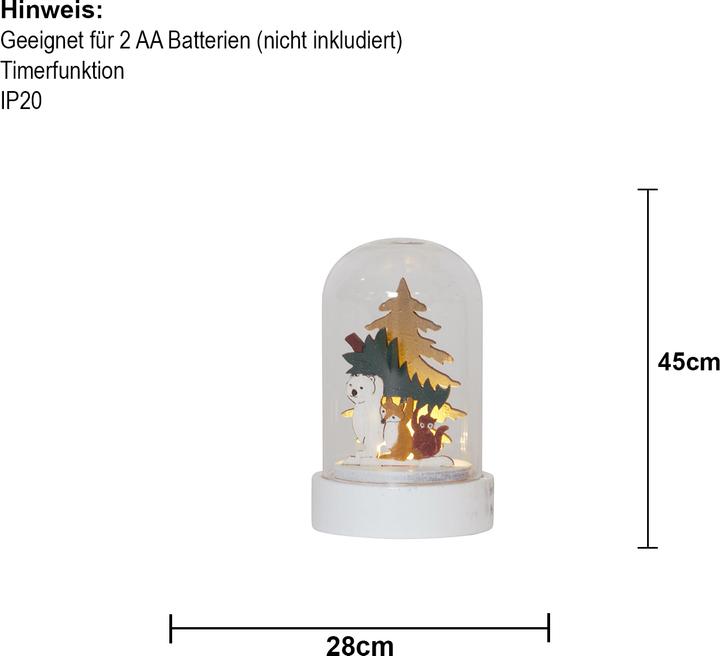 Immagine prodotto Star Trading LED Deco Light Forest Friends 9 cm, 2 pezzi