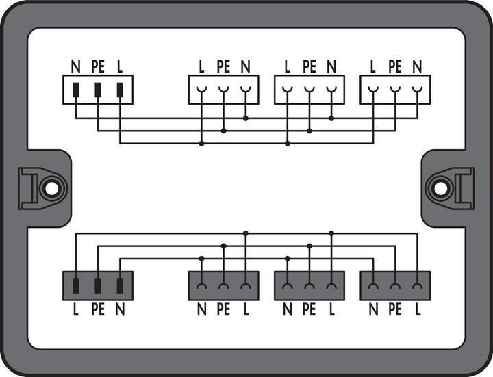 Actual product image Wago 899-631/327-000 Distribution box Distribution alternating current (230 V) (Terminal strips)