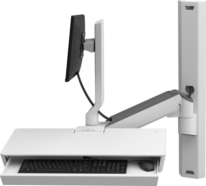 Image du produit Ergotron 45-619-251, 68,6 cm (27"), 10,7 kg, 100 x 100 mm, Réglage de la hauteur, 1,9 kg, Blanc (27", 10.70 kg)