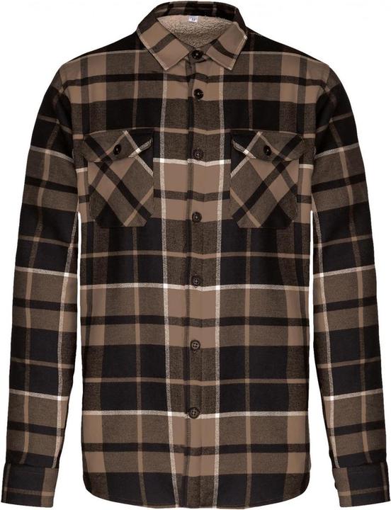 Cammello, nero a quadri