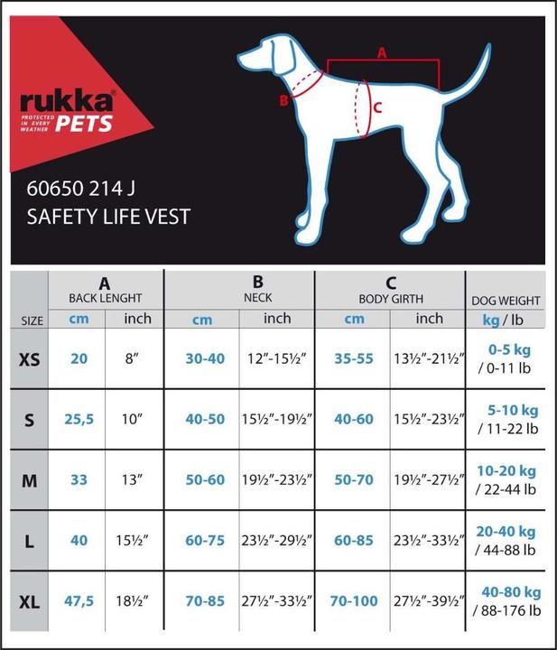 Image du produit Rukka Gilet de sécurité Safety Life (XS, Gilet pour chien)
