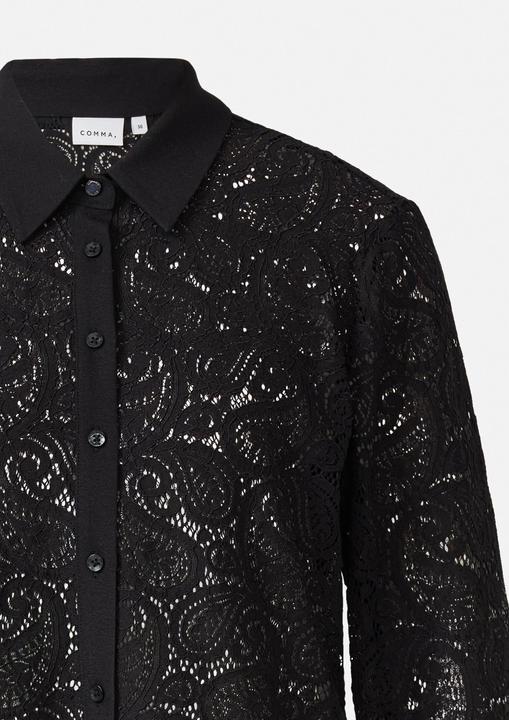 Immagine prodotto Comma Bluse Semitransparente Hemdbluse aus Spitze (36)