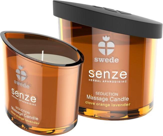 Actual product image Swede Senze Seduction Massage Candle Clove Orange Lavender 150 ml (150 ml)