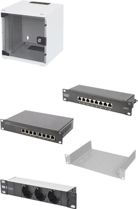 Actual product image Digitus 254 mm (10") Network Set (5.71 RU, 10 inch rack)