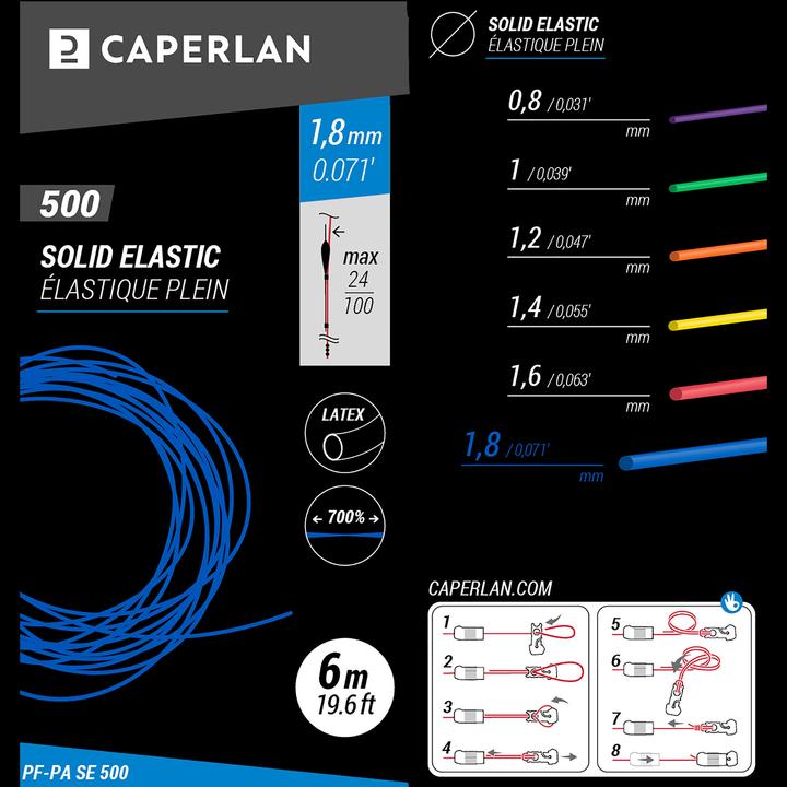 Image du produit Caperlan Bande d'entraînement en latex 6 m (600 cm)