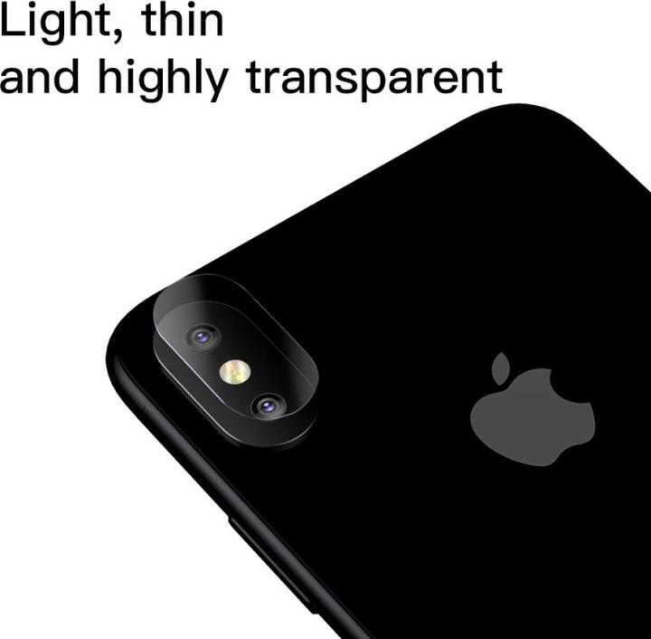 Actual product image Baseus Camera Glass (1 Piece, Apple iPhone X)
