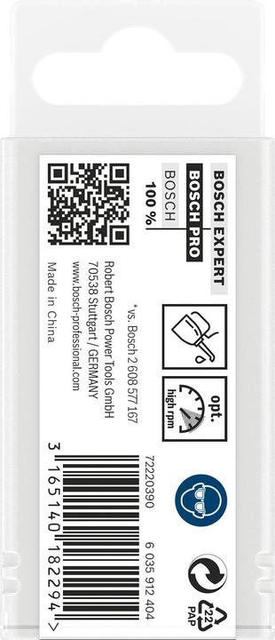 Produktbild Bosch Professional Zubehör PRO Metal HSS-G Spiralbohrer mit Doppelklinge, 5,2 x 17 x 62 mm (5.2 mm)