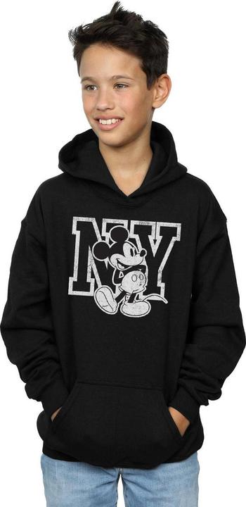Immagine prodotto Disney Mickey Mouse NY Kicking Felpa con Cappuccio Ragazzi (128)